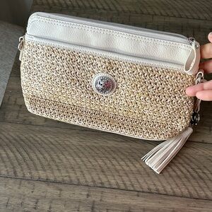 Stylish Cream and Tan Women's Bag